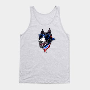 USA Patriotic American Pitbull Terrier Tank Top